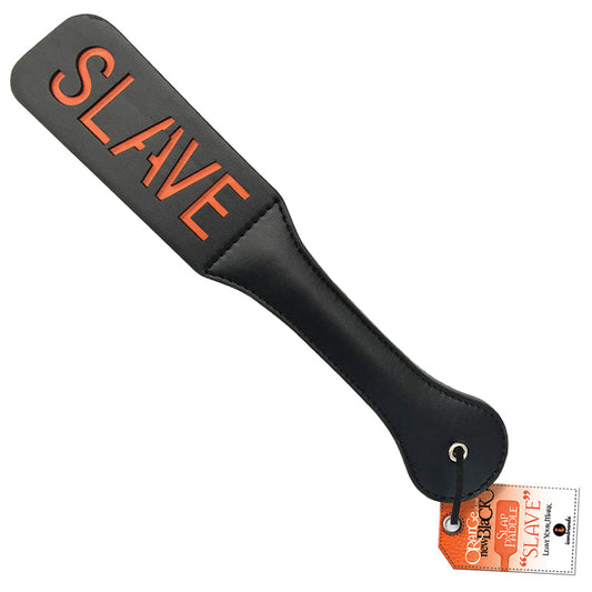 The 9s Orange Is The New Black Slap Paddle Slave - UABDSM