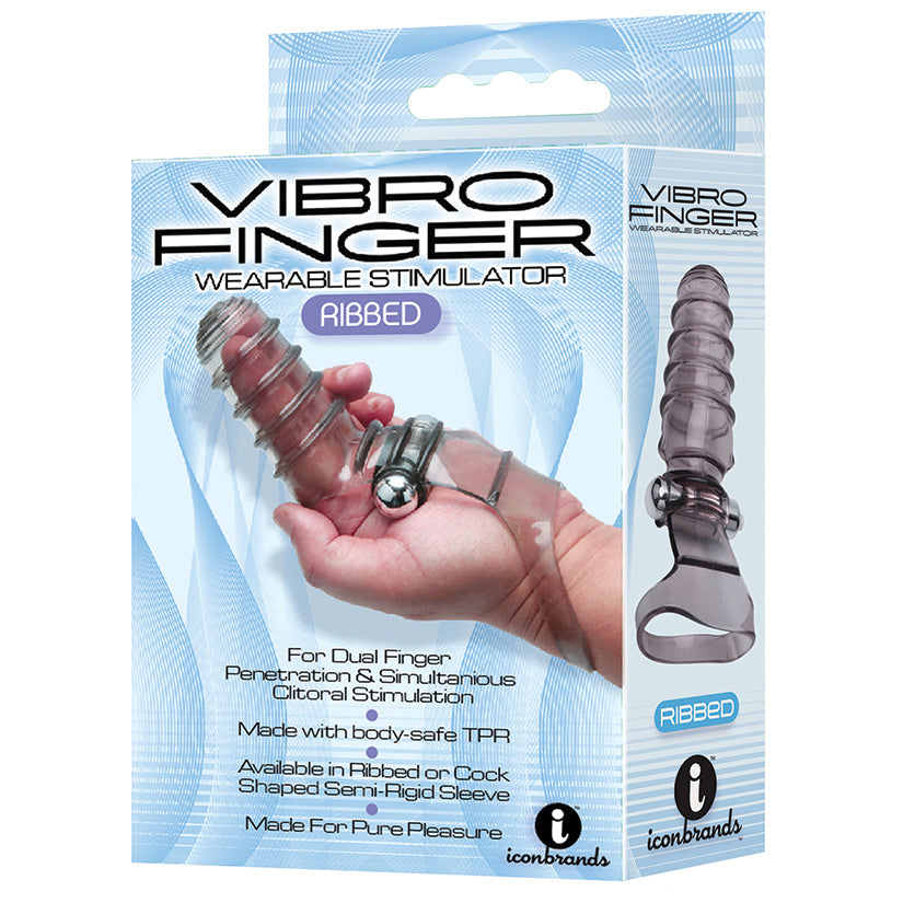 The 9s VibroFinger Massager-Grey - UABDSM