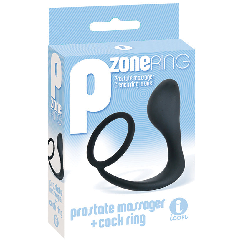 The 9s P-Zone Cock Ring-Black - UABDSM