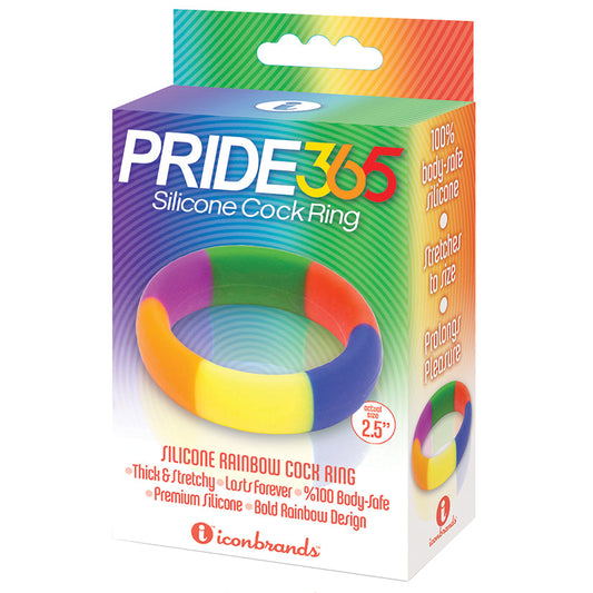 The 9s Pride 365 Rainbow Cock Ring - UABDSM