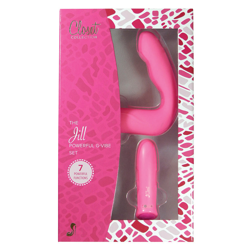 Jill Rechargeable G-Vibe Set-Pink - UABDSM