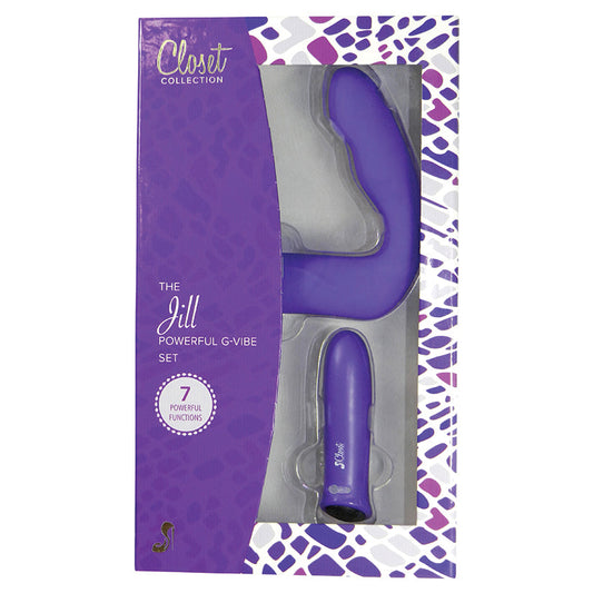 Jill Rechargeable G-Vibe Set-Purple - UABDSM