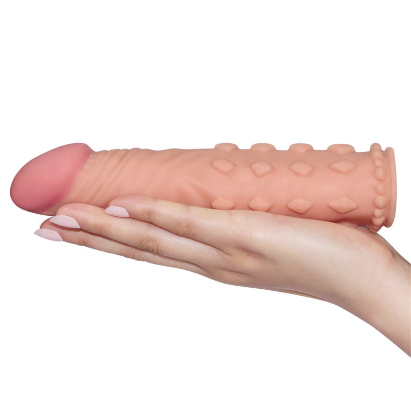 Super Realistic Pleasure X Tender Penis Sleeve Nude - UABDSM