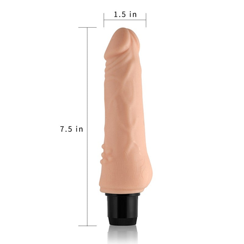 Realistic Spiked Xtreme Feel Cyberskin Vibrator - UABDSM