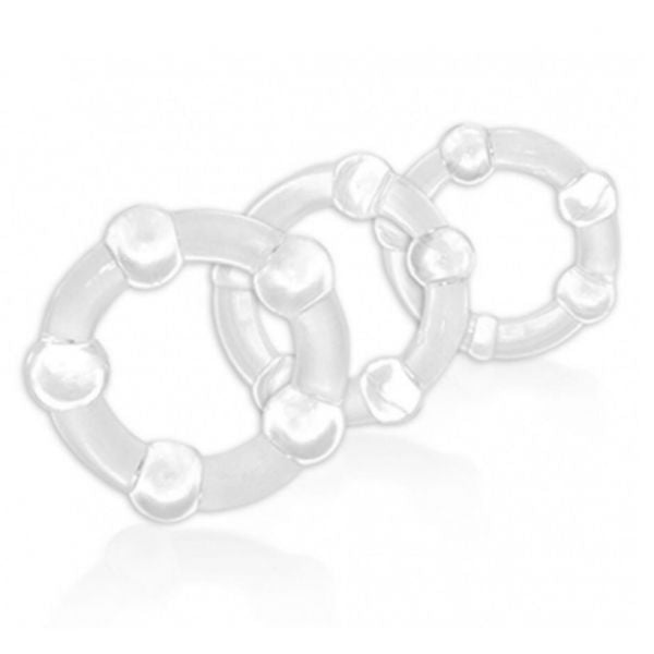 Transparent Silicone Rings Erection X-Basic 3 Pcs - UABDSM