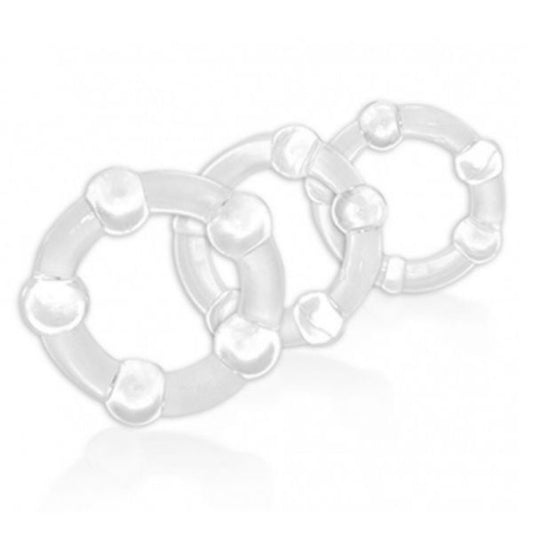 Transparent Silicone Rings Erection X-Basic 3 Pcs - UABDSM