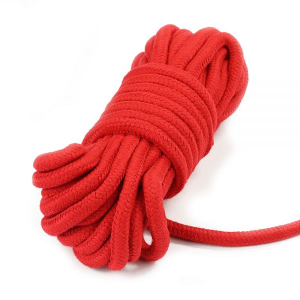 Red Fetish Bondage Rope 10 Meters - UABDSM