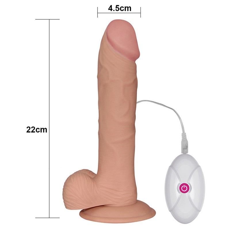Suction Cup Vibrator With Remote Control The Ultra Soft Dude Vibrating 9 - UABDSM