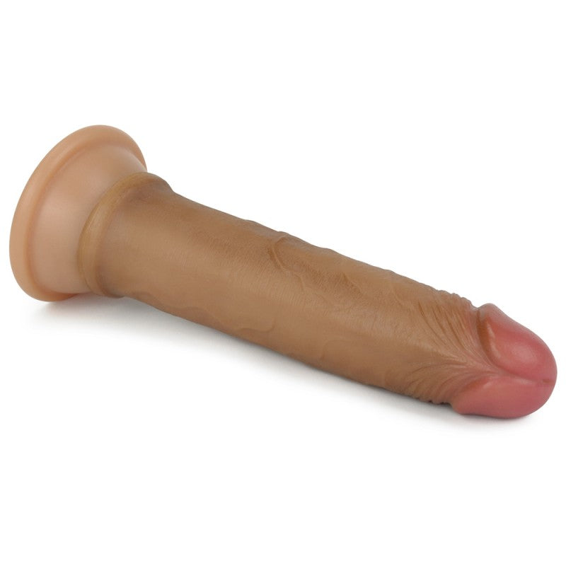 Dual Layered Platinum Silicone Cock Dildo - UABDSM