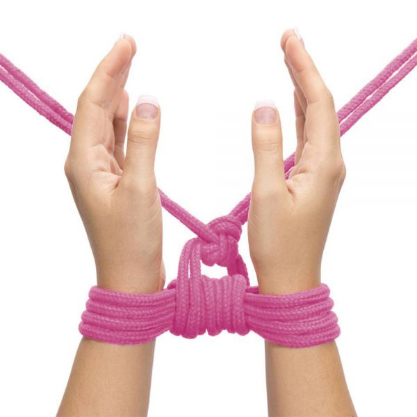 Pink Fetish Bondage Rope 10 Meters - UABDSM