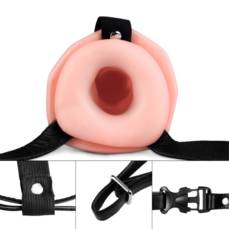 Strapon Vibrating And Remote Control Vibrating Unisex Hollow Strap On - UABDSM