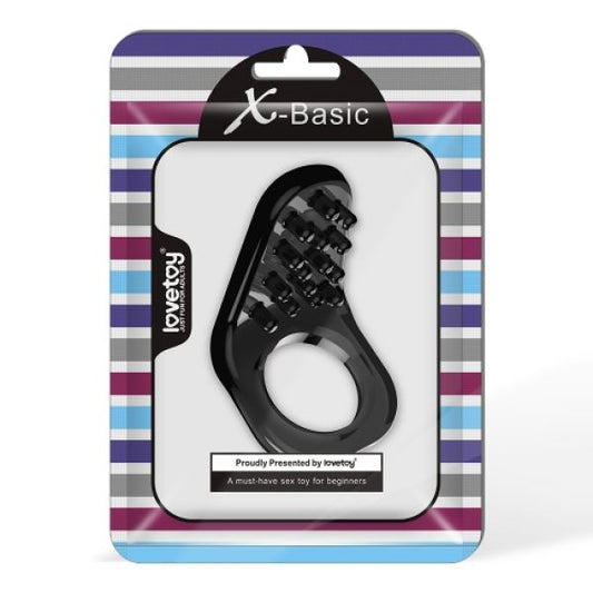 Penis Attachment Black With X-Basic Spikes - UABDSM