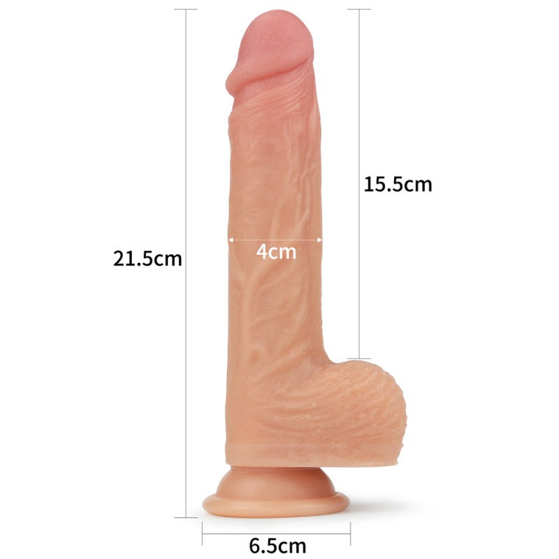 Dual Layered Silicone Rotating Nature Cock Liam - UABDSM