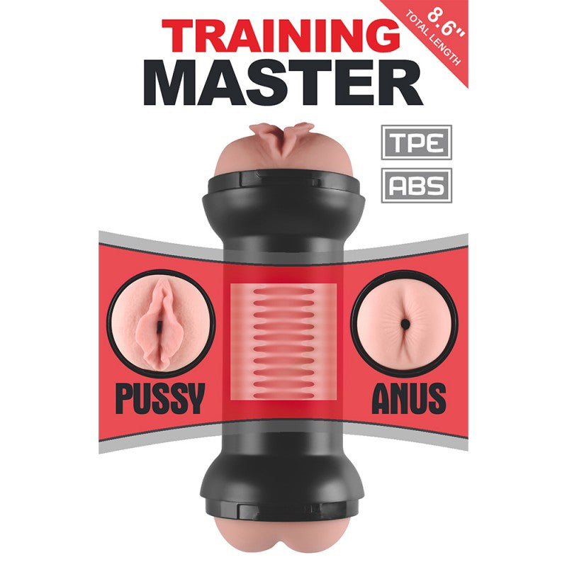 Double Musturbator For Men Traning Master Double Side Stroker-Pussy And Anus - UABDSM