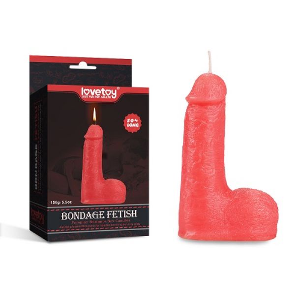 Candle For Sexual Games Red In The Form Of A Penis Bondage Fetish Candles - UABDSM