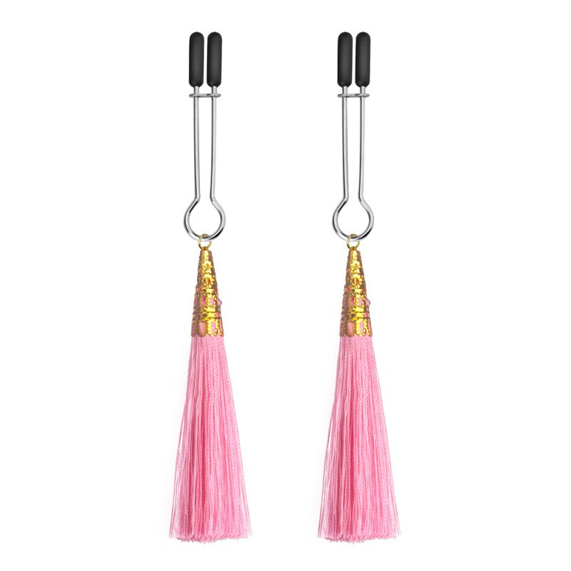 Glamor Tassel Nipple Clamp Pink - UABDSM