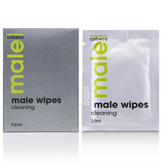 Male Cobeco Wipes Cleaning Wipes For Men 6pcs 2.5ml - UABDSM