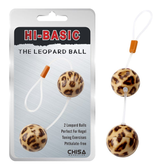 Vaginal Balls On A Rope Hi-Basic Leopard Ball - UABDSM