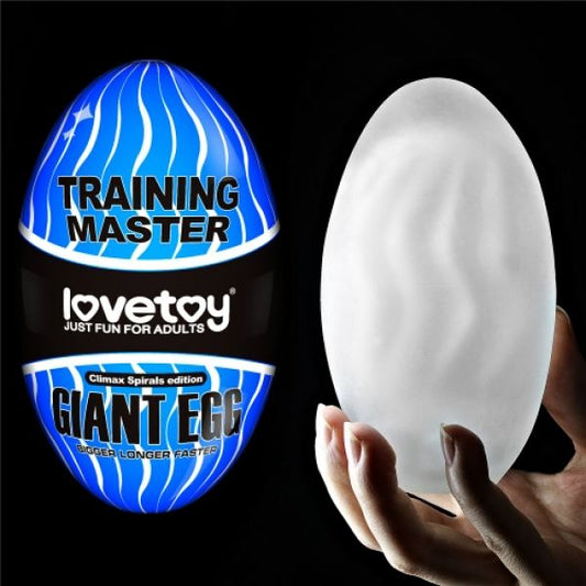 Giant Egg Climax Spirals Edition Flexible Soft Masturbator - UABDSM