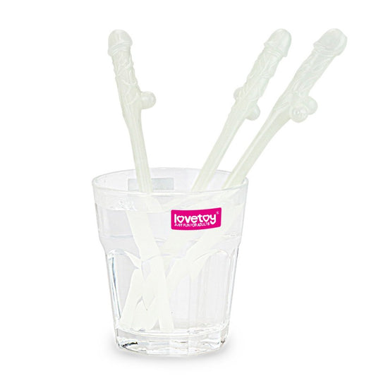 Original Willy Straws Cocktail Luminous Tubes In The Shape Of A Penis 9 Pcs - UABDSM