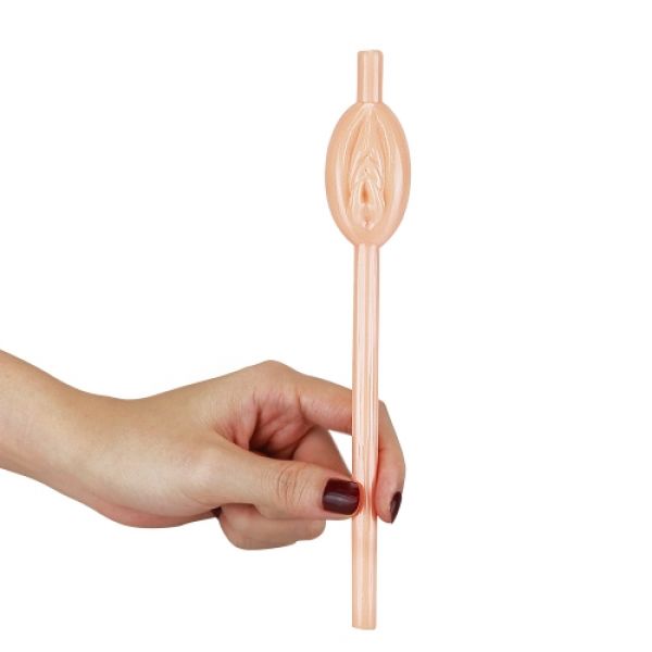 Cocktail Tubes In The Shape Of Labia Original Pussy Straws 9pcs - UABDSM
