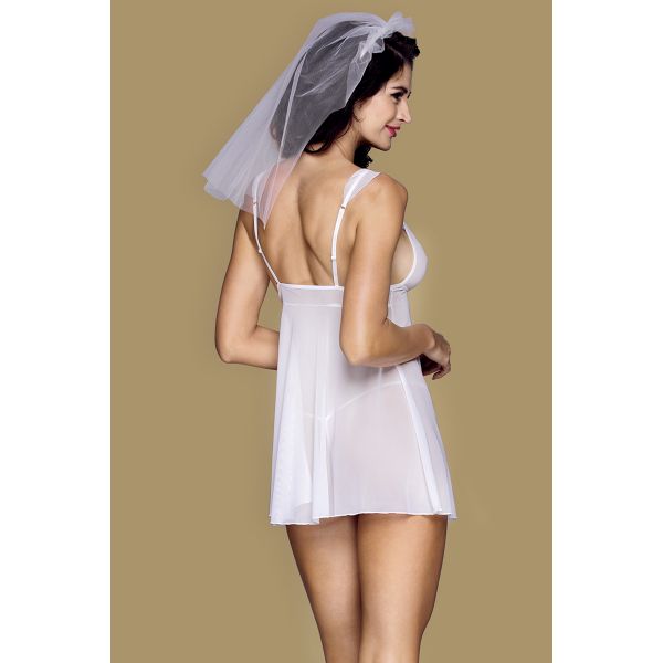 Wedding Peignoir Bridesmaid Outfit With Thong - UABDSM