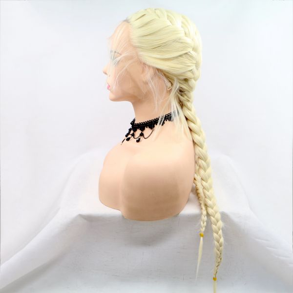 Wig ZADIRA Natural Blond Female Long With Pigtails - UABDSM