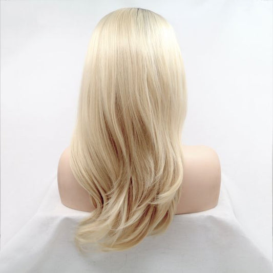 Wig ZADIRA Natural Blond Ladies Wavy Medium Length - UABDSM