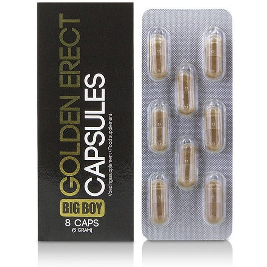 Erection Pills Big Boy Golden Erect 8 Pcs - UABDSM