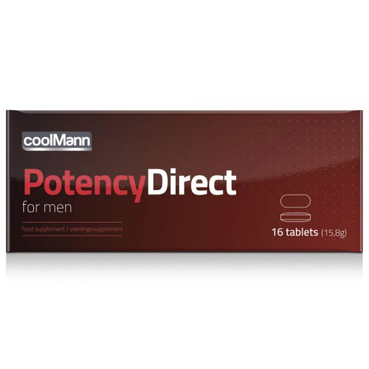 Tablets For Potency CoolMann Male Potency Direct 16pcs - UABDSM
