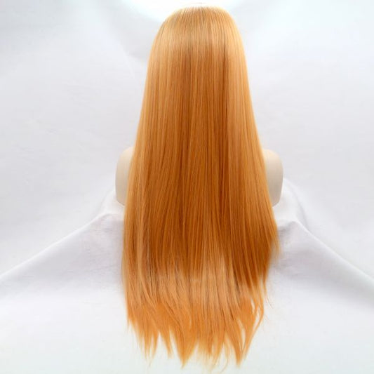Wig ZADIRA Red Female Long Straight With Ombre - UABDSM