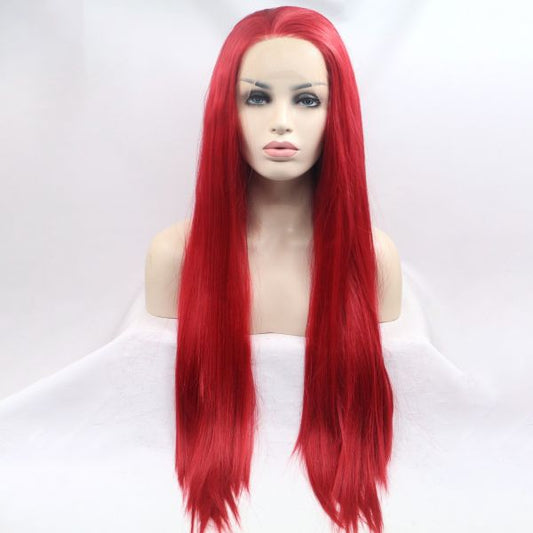 Wig ZADIRA Red Female Straight Long - UABDSM