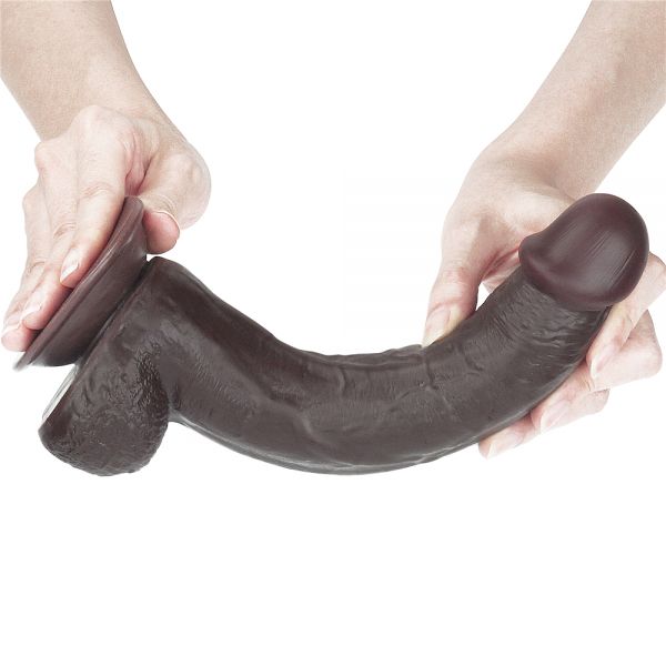 Dildo Suction Cup Sliding Skin Dual Layer Dong 9.5 - UABDSM