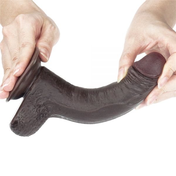 Dildo Suction Cup Sliding Skin Dual Layer Dong 7.0 - UABDSM