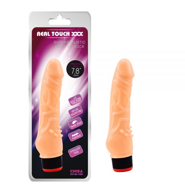 Classic Vibrator With Pimples 7.8 Vibe Cock - UABDSM