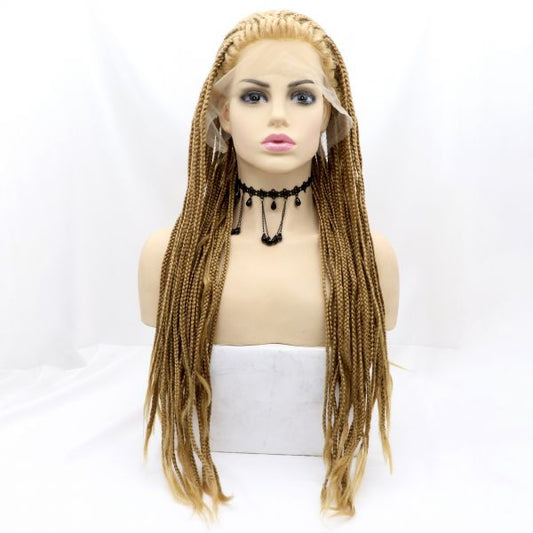 Wig ZADIRA Blond Afro Without Parting For Women Long - UABDSM