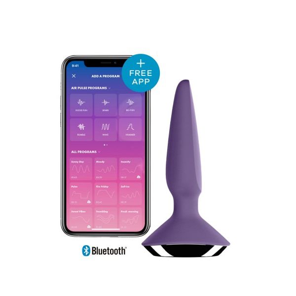 Ilicious 1 Satisfyer Connected Purple Anal Plug - UABDSM