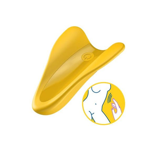 High Fly Finger Satisfyer Yellow Finger Stimulator - UABDSM