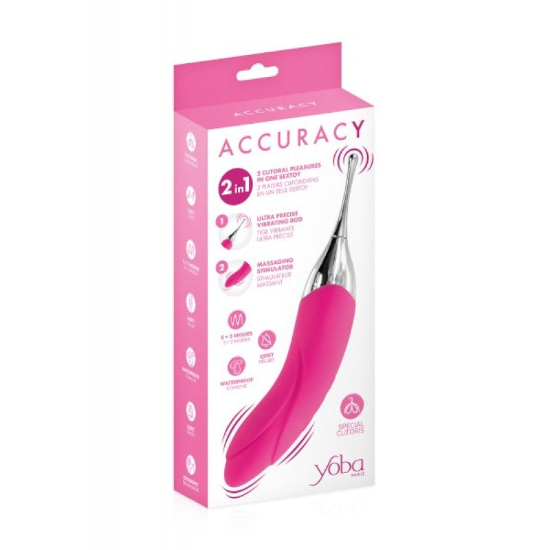 Vibration Stimulator 2 In 1 Accuracy Fushia Yoba - UABDSM