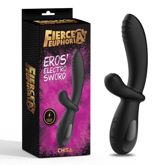Fierce Euphoria Eros Electro Sword Black Vibrator - UABDSM