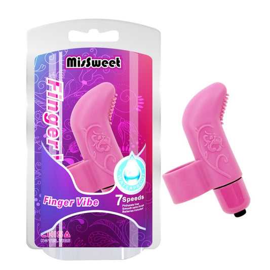 MisSweet Finger Vibe Pink Vibration Stimulator - UABDSM