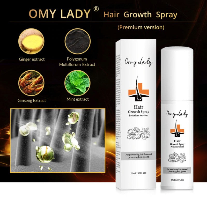 Spray For Hair Growth Against Hair Loss Omy Lady Hair Growth Spray 60ml - UABDSM