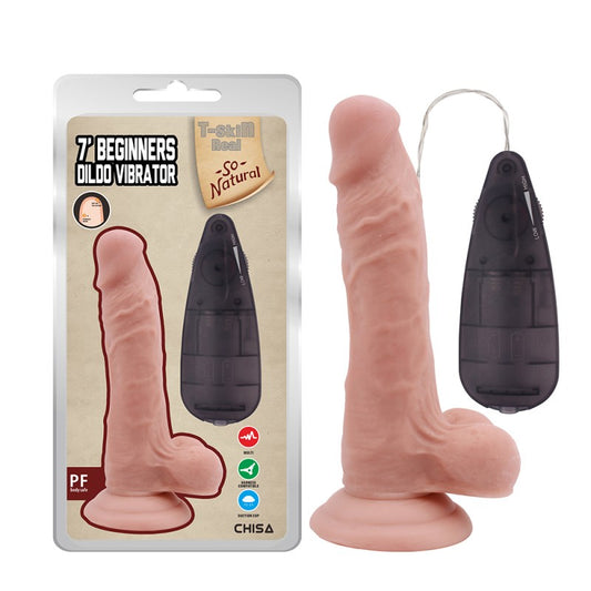 Realistic Vibrator With Suction Cup And Remote Control Beginners Dildo Vibrator Flesh - UABDSM