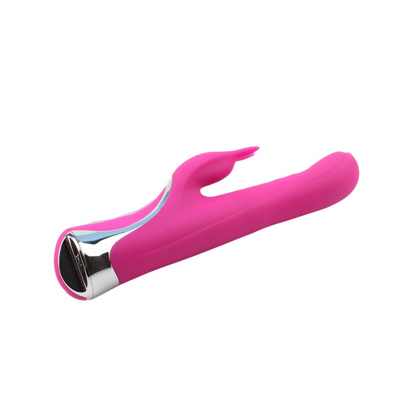 Pink Vibrator With Clitoral Stimulator Missile Rabbit - UABDSM