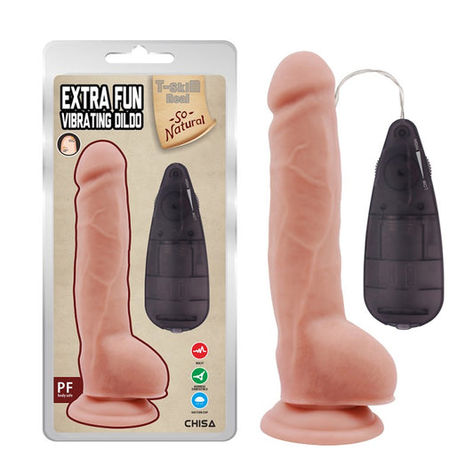 Nude Vibrator With Suction Cup And Remote Control Extra Fun Vibrating Dildo - UABDSM