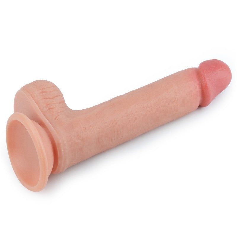 Dual Layered Platinum Silicone Cock Dildo - UABDSM