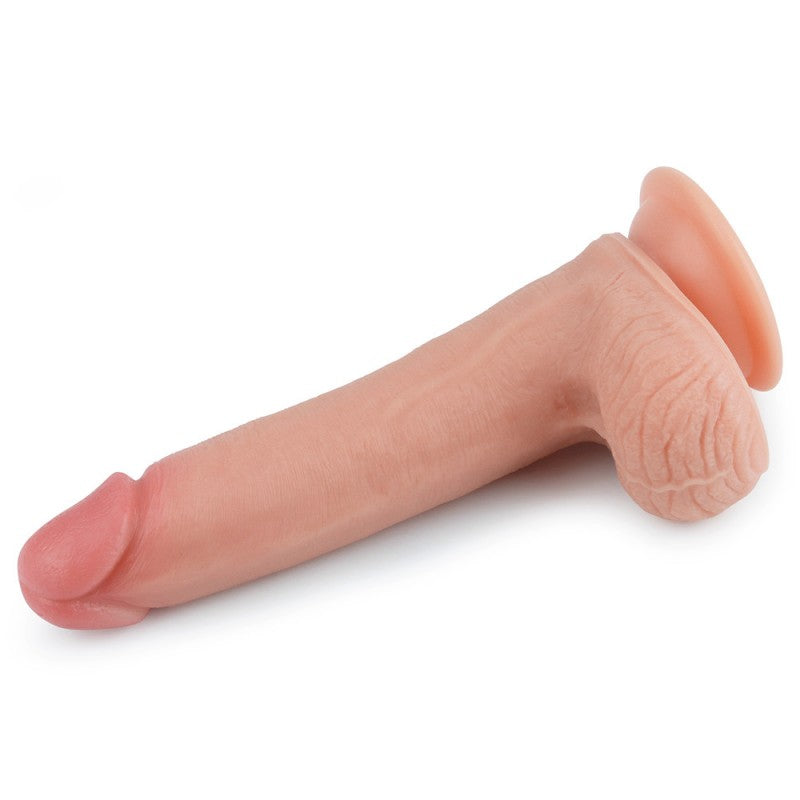 Dual Layered Platinum Silicone Cock Dildo - UABDSM