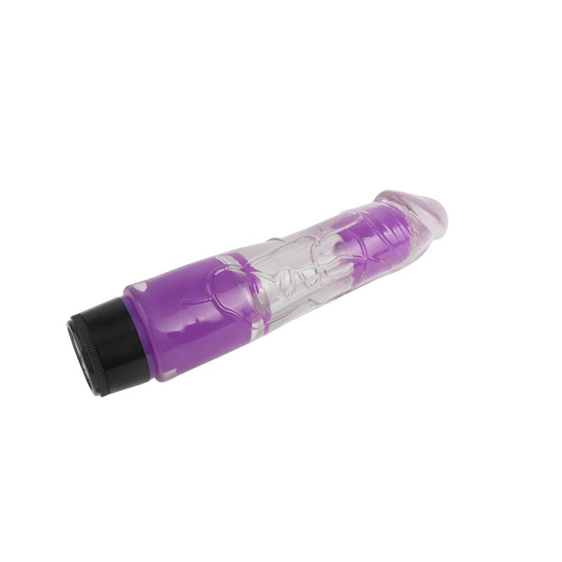 Vibrator Multispeed Transparent Realistic Vibe Purple 8.1 - UABDSM