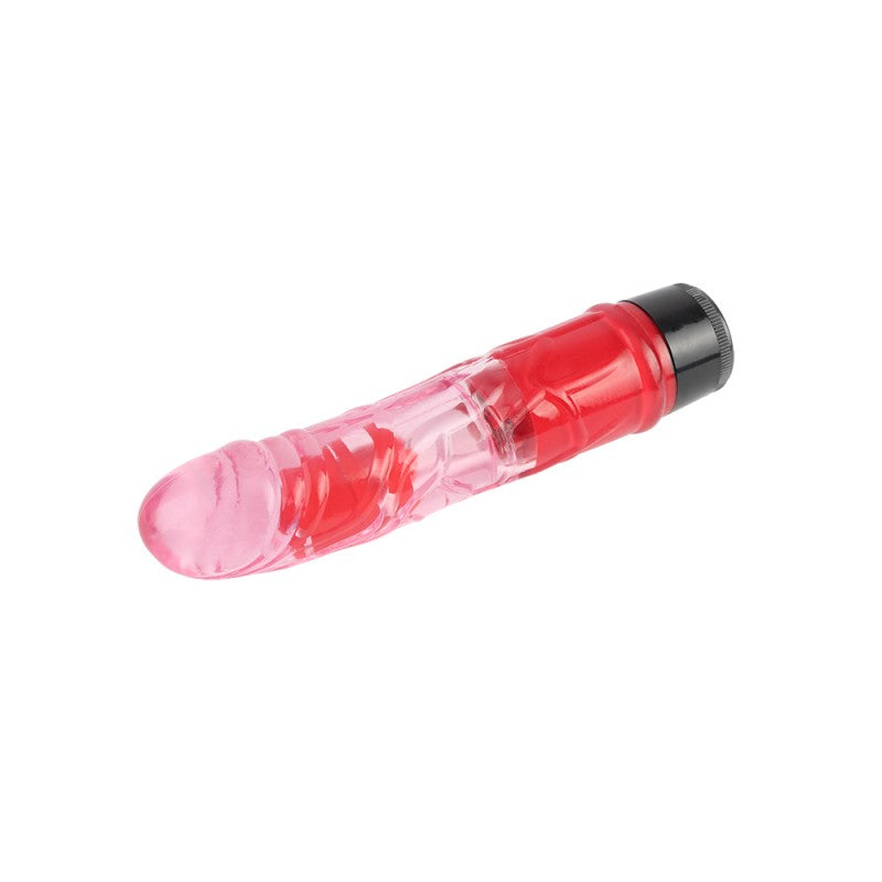 Vibrator Multispeed Transparent Realistic Vibe Pink 7 - UABDSM