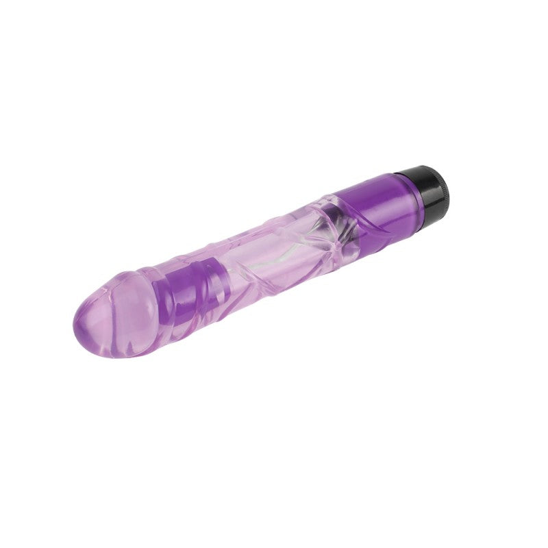 Vibrator Multispeed Transparent Realistic Vibe Purple 9 - UABDSM